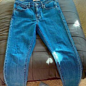 Levi's Women's Straight Leg Jeans in Deep Blue